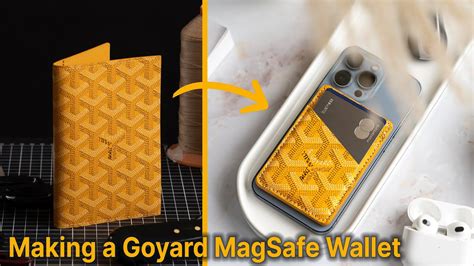 goyard magsafe card holder|MagSafe wallet pattern.